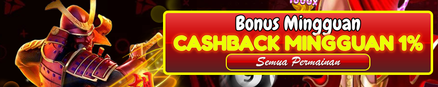 CASHBACK MINGGUAN 1% 